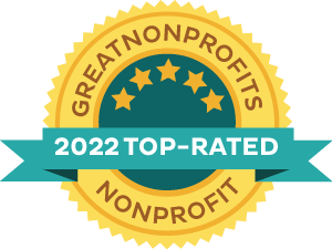 GreatNonProfits 2022 top-rated badge